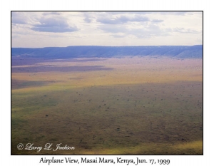 Masai Mara, Airplane View