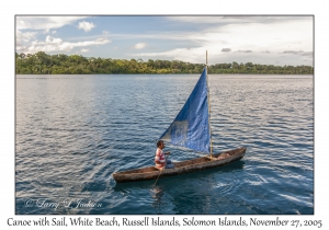 Canoe with Sail