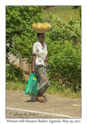 Woman with Banana Basket