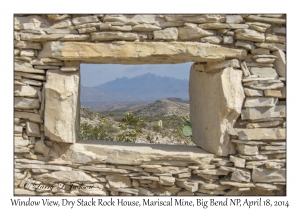 Window View, Dry Stack Rock House