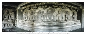 Panorama, 7 Mortal Forms of Buddha, Cave #12