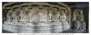 Panorama, 7 Teaching Buddhas, Cave #12