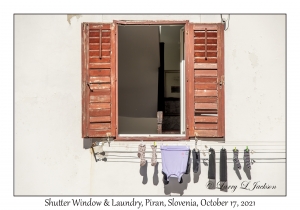 Shutter Window & Laundry