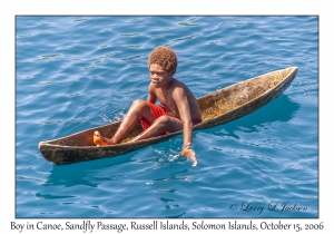 Boy in Canoe