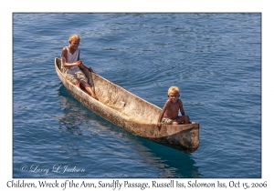 Children in Canoe