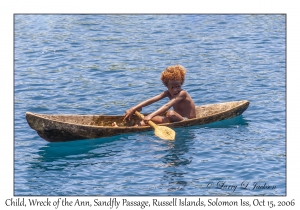 Child in Canoe