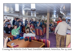 Crossing the Antarctic Circle Toast