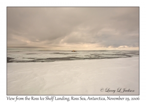 View from the Ross Ice Shelf Landing