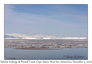 Tabular Icebergs & Pennell Coast