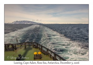 Leaving, Cape Adare