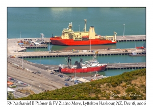 RV Nathaniel B Palmer & FV Zlatno More