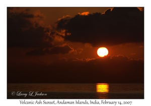 Volcanic Ash Sunset