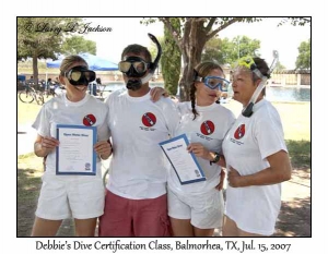 Debbie's Dive Certification Class