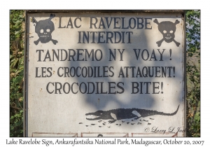 Lake Ravelobe Sign