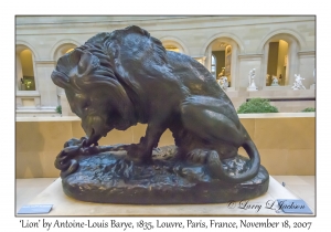 'Lion' by Antoine-Louis Barye, 1835