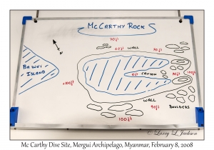 Mc Carthy Rock Dive Site Map
