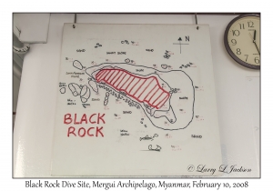 Black Rock Dive Site Map