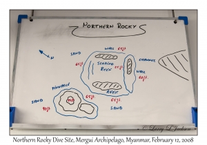 Northern Rocky Dive Site Map