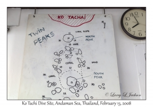 Ko Tachai Dive Site Map