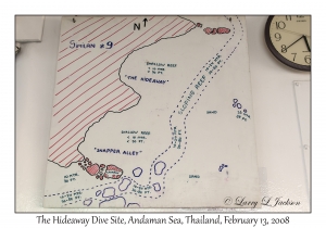 The Hideaway Dive Site Map
