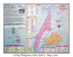 Cebu, Philippines Map