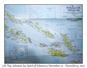 Solomon Islands Map