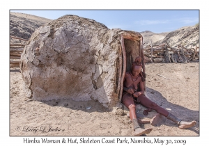 Himba Woman & Hut