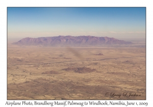 Airplane Photo, Brandberg Massif