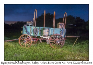 Light Painted Chuckwagon