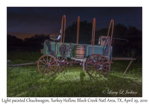 Light Painted Chuckwagon