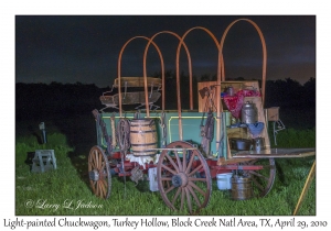 Light Painted Chuckwagon