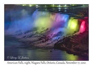 American Falls, Night