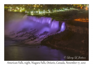 American Falls, Night