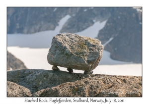 2011-07-18#2361 Stacked Rocks, Fuglefjorden, Svalbard