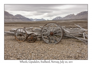 2011-07-20#4453 Wheels, Gipsdalen, Svalbard