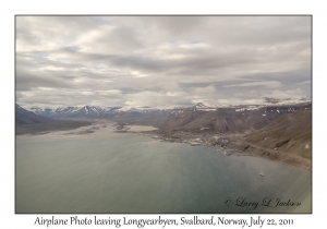 2011-07-22#0168 Flying out, Longyear, Svalbard