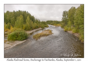 Alaska Railroad Scene