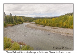 Alaska Railroad Scene