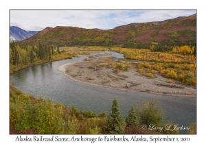 Alaska Railroad Scene