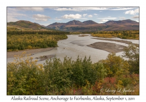 Alaska Railroad Scene