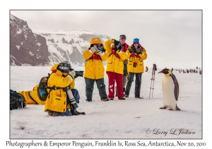 Photographers & Emperor Penguin