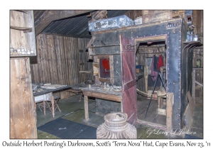 Herbert Ponting's Darkroom