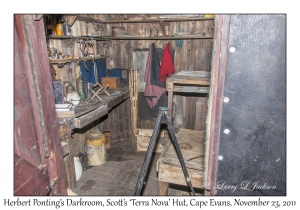 Herbert Ponting's Darkroom