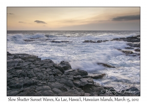 Slow Shutter Sunset Waves