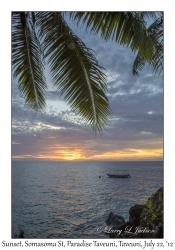 Sunset, Somasoma Strait