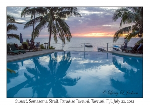 Sunset & Pool Reflection