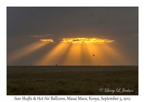 Sun Shafts & Hot Air Balloons