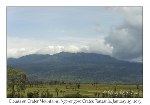 Clouds on Crater Mountains