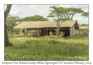 Computer Tent, Kuhama Camp
