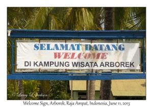 Welcome Sign